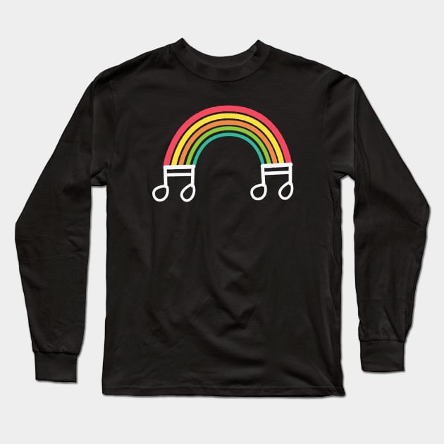 musical note great for music lovers Long Sleeve T-Shirt by teemarket